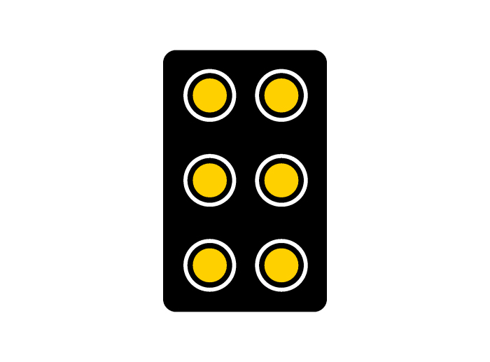 Turck Sensor/Actuator Box; 6 Inputs; M12; LED; NPN Signal; Double Occupancy; 10-48VDC; 10m Potted Cable; IP67